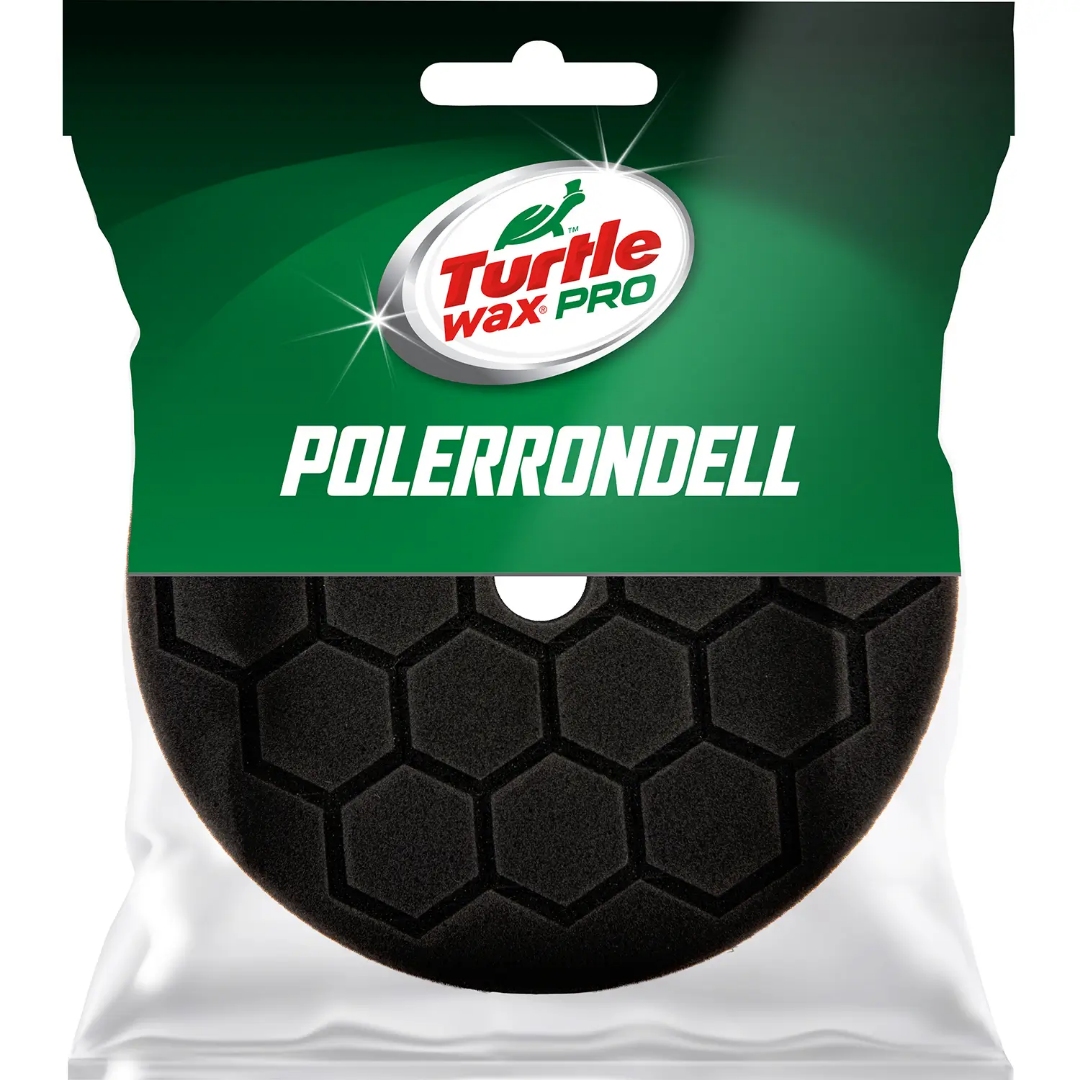 Polerpute sort myk 170/150x25