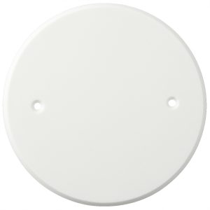 Gelia vegglokk 92 mm pvc hvit