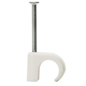 Gelia ledning klammer 8-12mm tc hvit