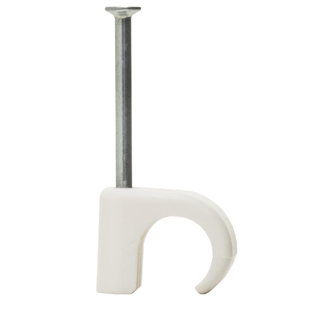 Gelia ledning klammer 8-12mm tc hvit