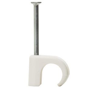 Gelia ledning klammer 10-14mm tc hvit