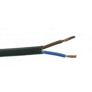 Gelia kabel pl 2x0.75 5m svart ring