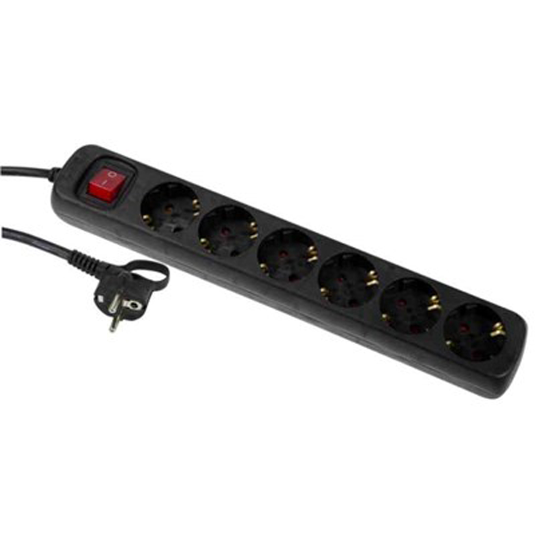 Gelia grenuttak 6-veis svart 1.4m 3g1.5