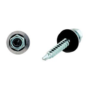 Pl.skr.bor 4.8x19 el rød p25  h