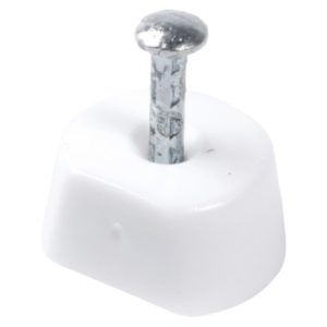 Hyllebærer plast hvit p8  b