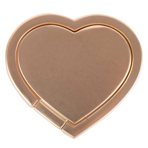 Gear mobilring hjerte gull matt roteren