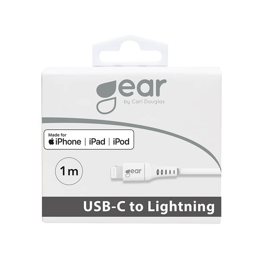 Gear ladekabel usb-c til lightning 1m hv - Bilde 2