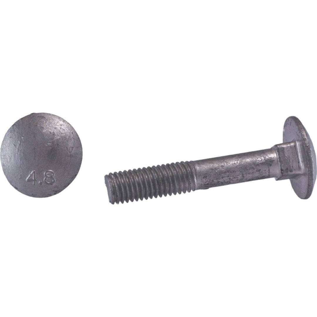 D603-4.8u-galv m8x100 frh låseskrue 50pk