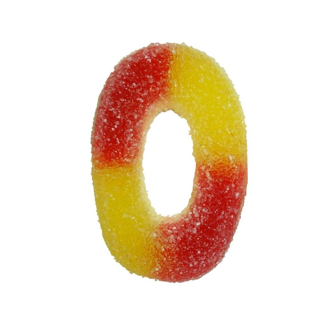 Løsvekt ferskenringer 3 kg