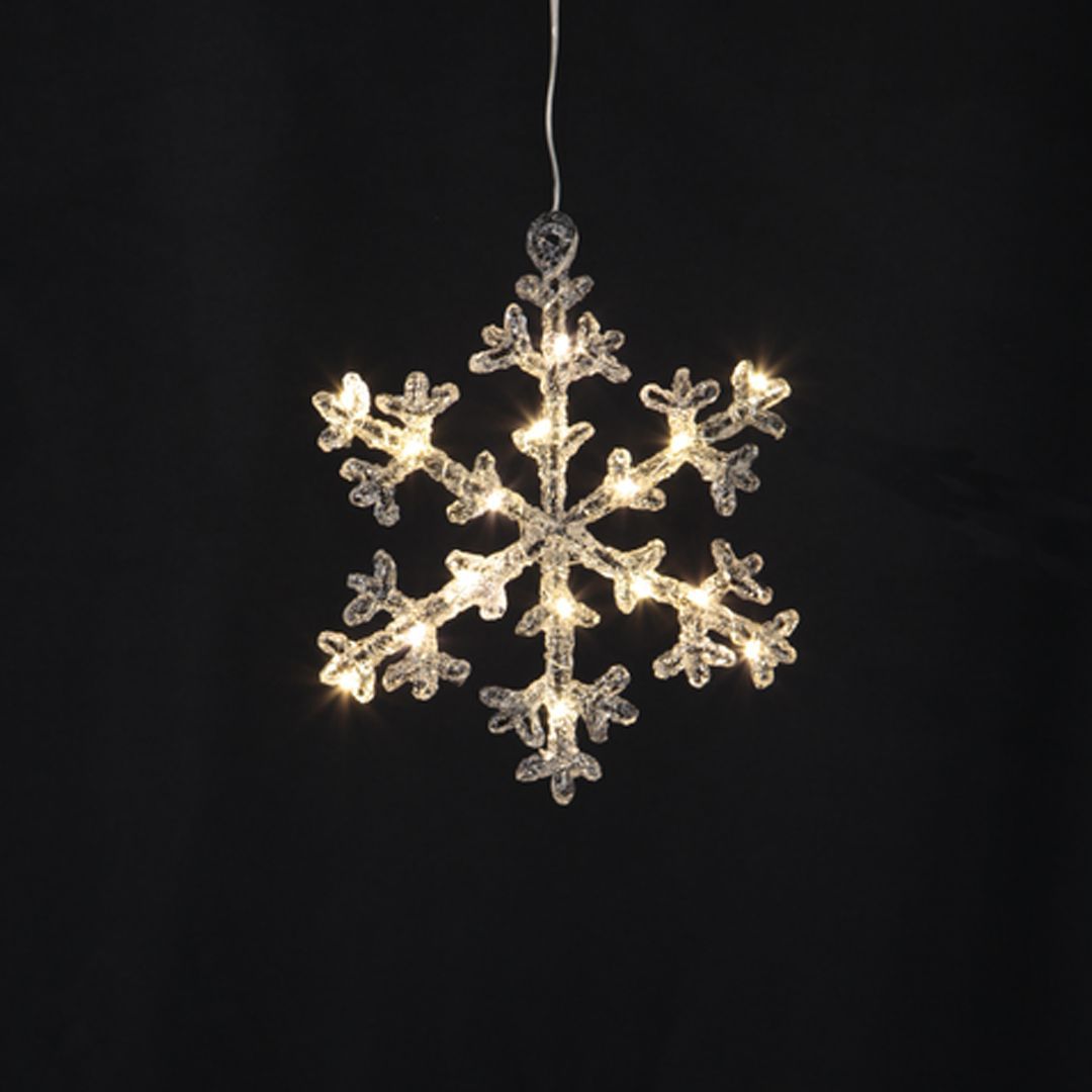Snøstjerne med 16 stk led lys. - Bilde 2