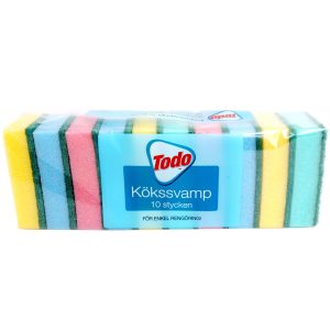 Todo køkkensvamp 10-pk