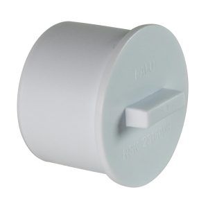 Gelia rør uten muffe hvit 40mm