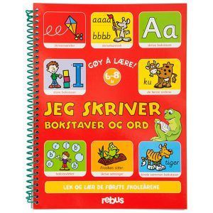Jeg skriver bokstaver og ord bok