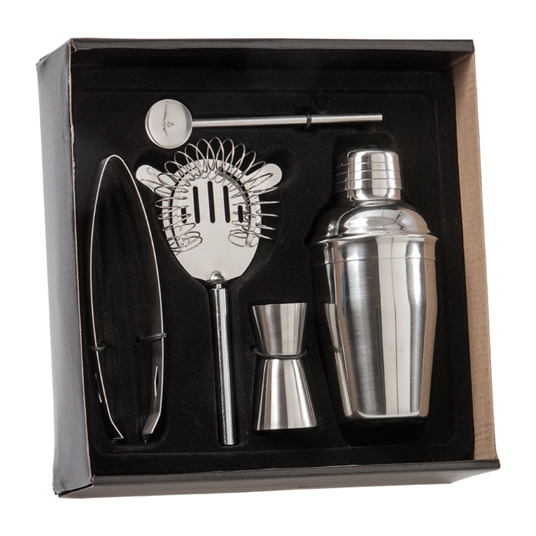 Drink mix sett i rustfritt stål