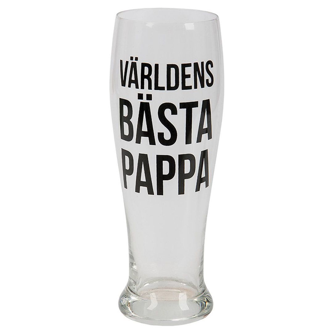 Ølglass verdens beste pappa