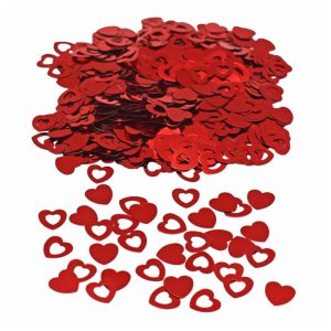 Confetti røde hjerter