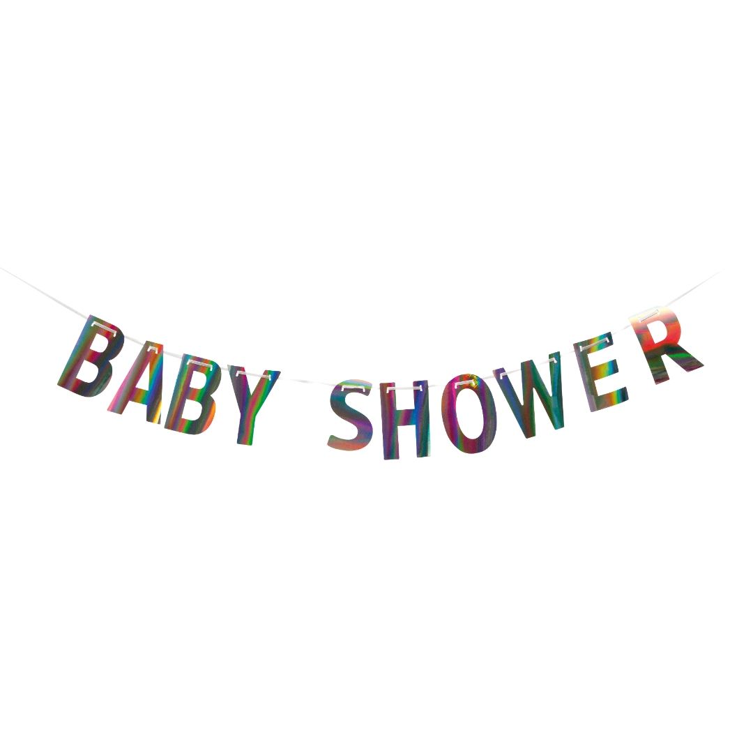 Garland shimmer baby shower 2 m