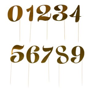 Cake topper numbers
