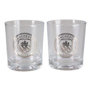 Whiskey glass manchester city 2-pack