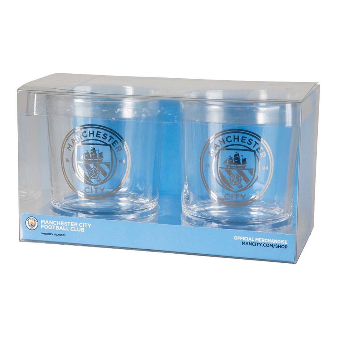 Whiskey glass manchester city 2-pack - Bilde 2