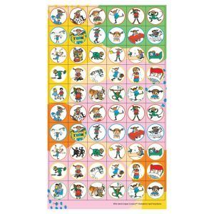 Klistremerkeark pippi