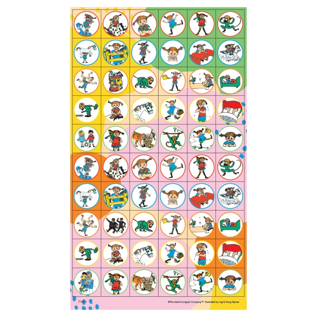 Klistremerkeark pippi