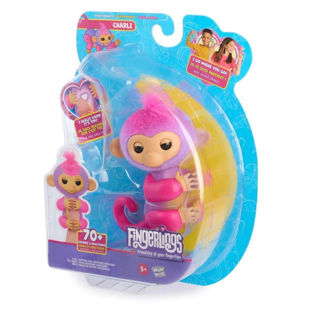 Fingerlings 2.0 basic monkey purple char - Bilde 2