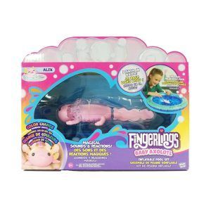 Fingerlings axolotl akvarium