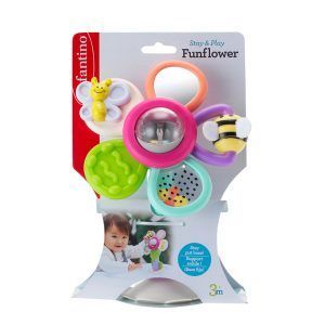 Infantino snurrende blomst m/sugepropp