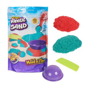 Kinetic sand mold n' flow in