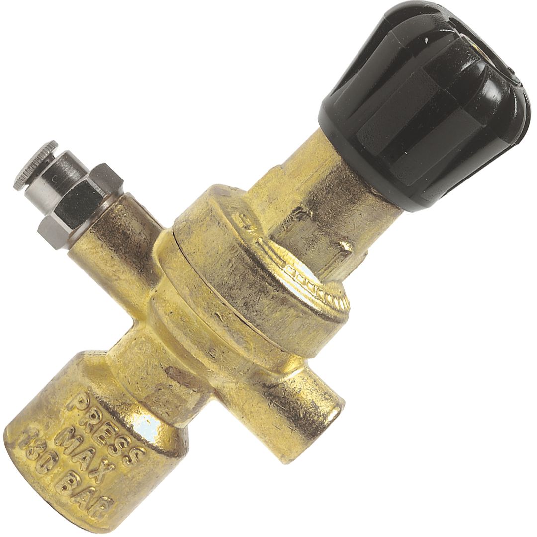 Gassarmatur f/engangsflaske