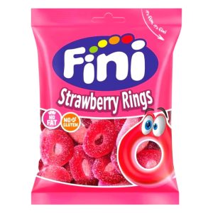 Fini strawberry rings 90g