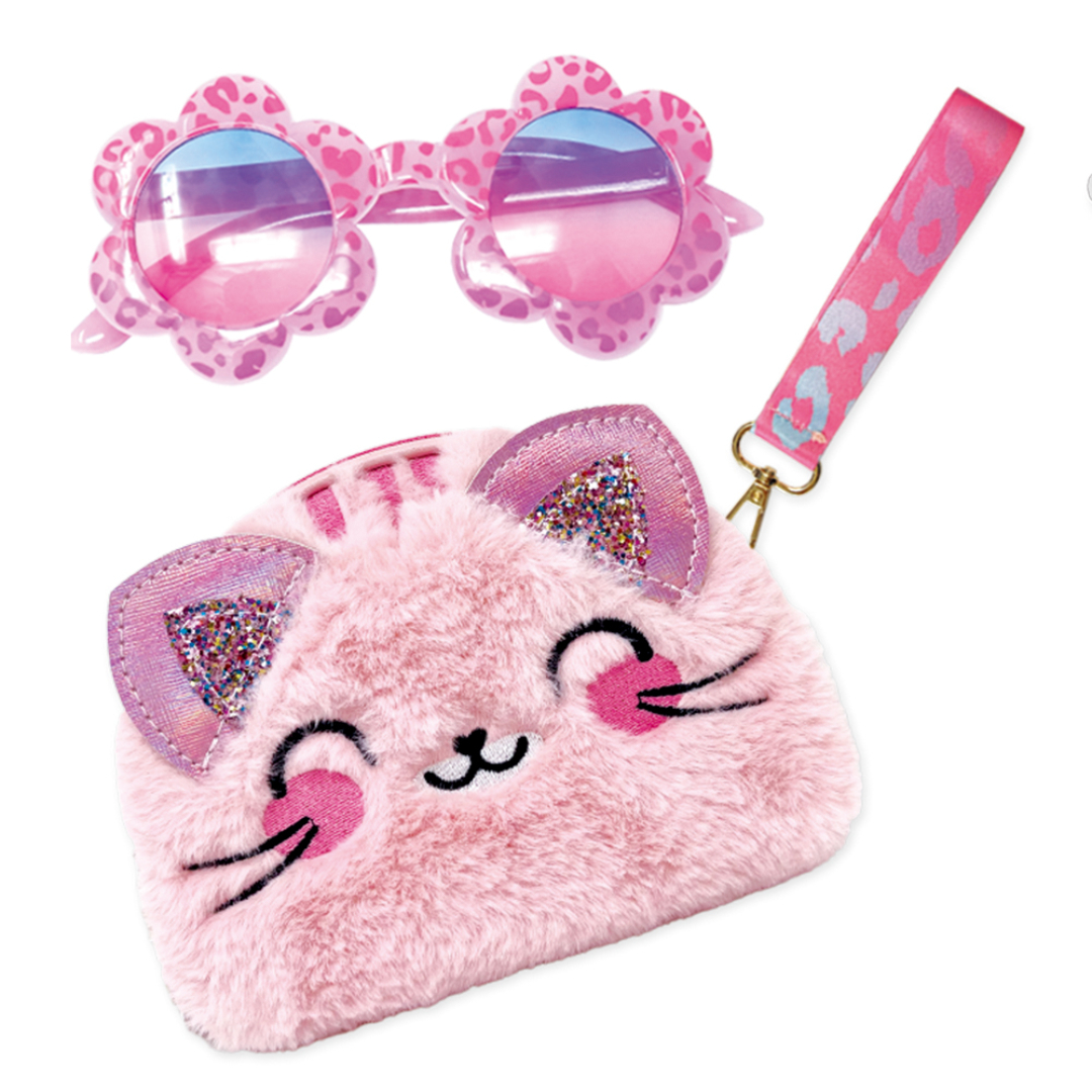 Solbriller m/sminkeveske katt - Bilde 2