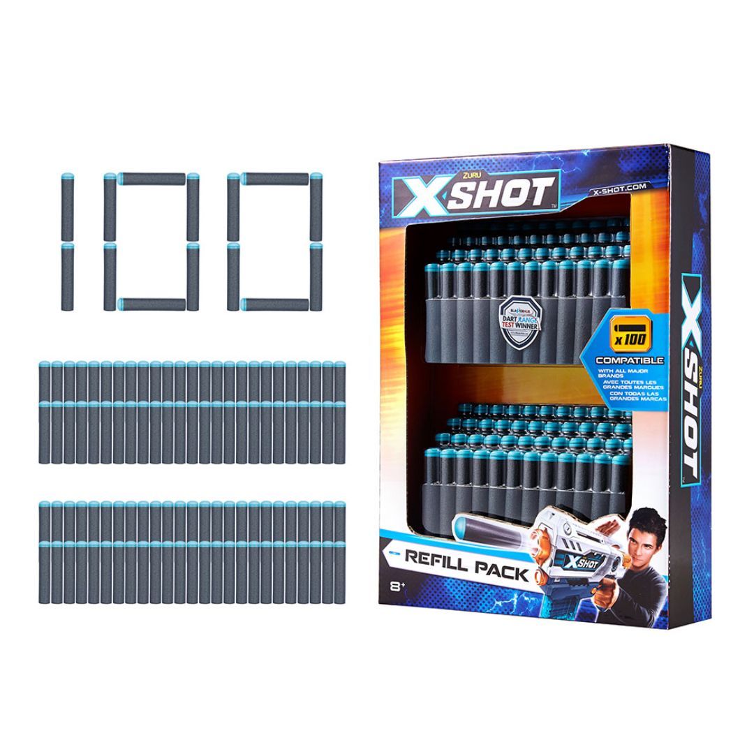 X-shot excel refill piler 100 stk - Bilde 4