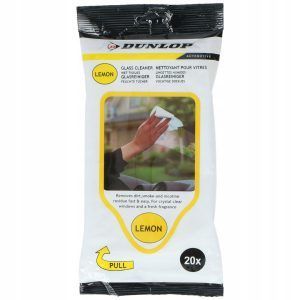 Dunlop glass rens våtservietter 20pk