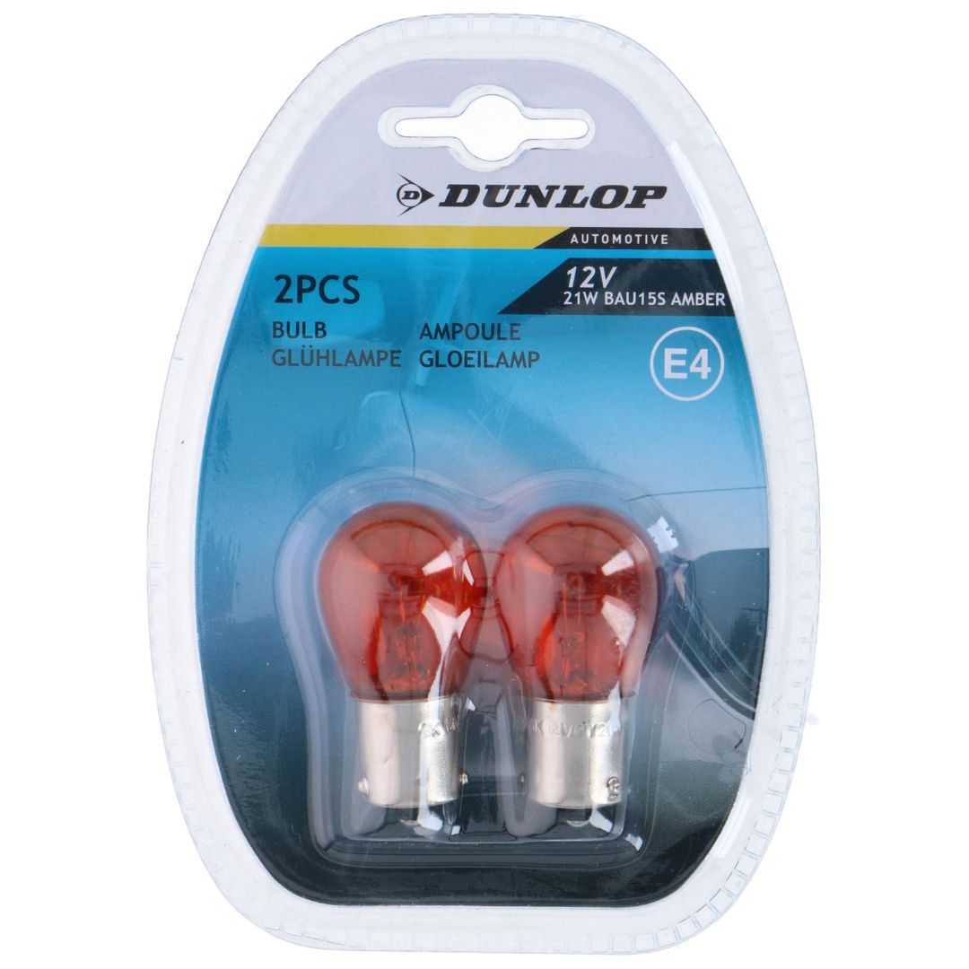 Dunlop bilpære 12v 21w py21w e4 - Bilde 2