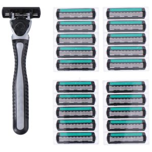 Barberhøvel menn 3 blader 21 stk