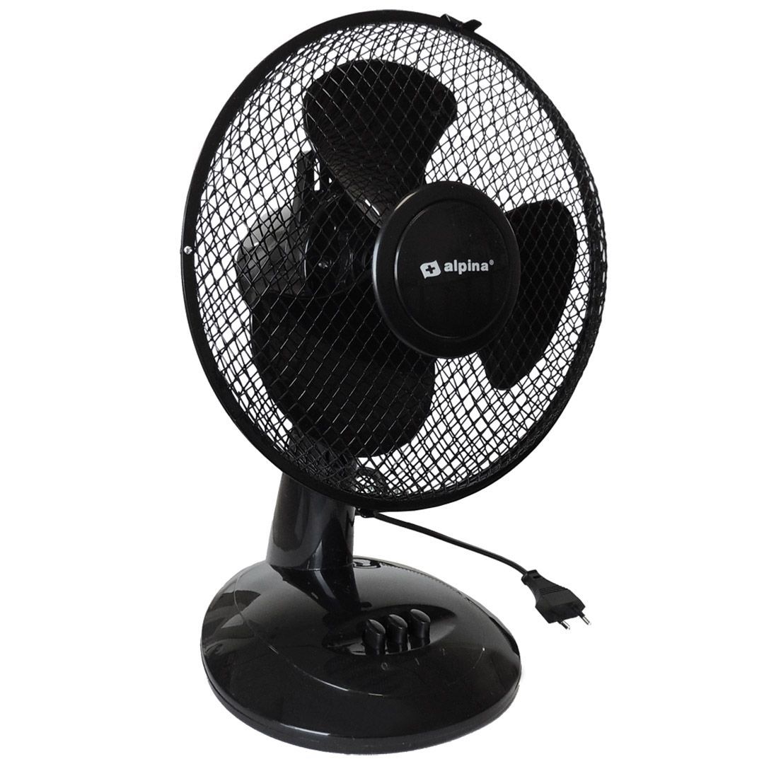 Alpina bord vifte 23cm svart - Bilde 2