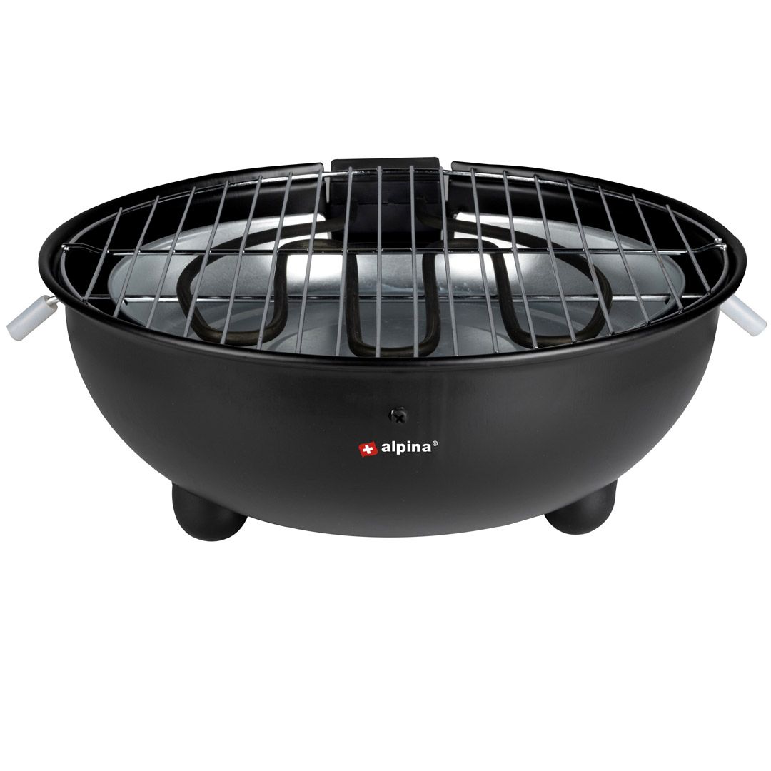 Alpina elektrisk bord grill 1250w rund