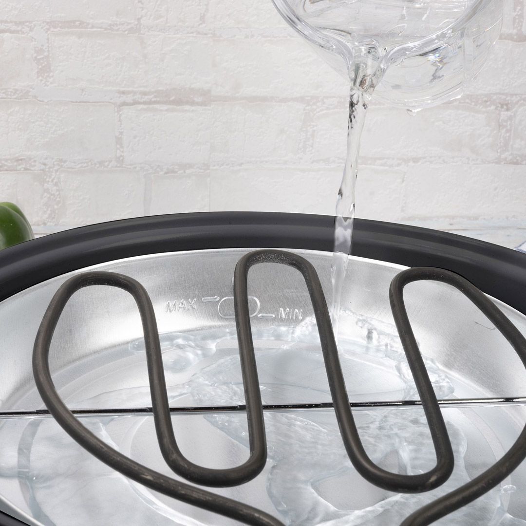 Alpina elektrisk bord grill 1250w rund - Bilde 3