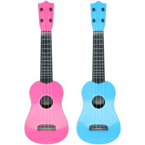 Gitar barn blå/rosa
