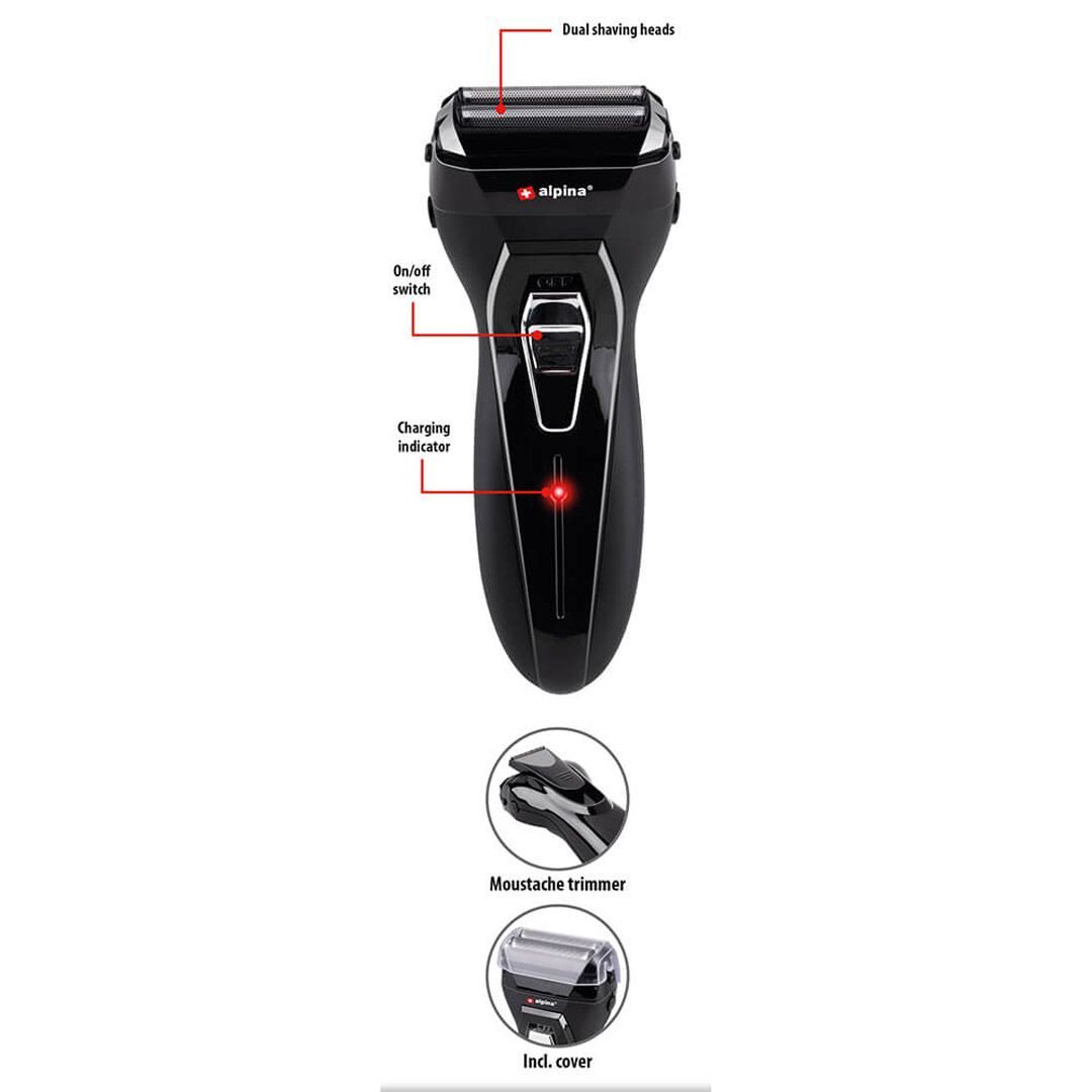 Alpina barbermaskin dobbelt hode 230v 60 - Bilde 2