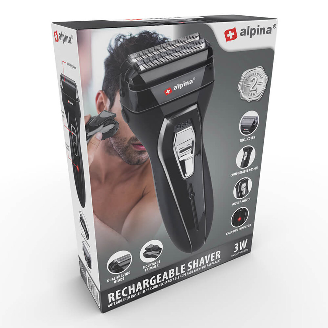 Alpina barbermaskin dobbelt hode 230v 60 - Bilde 3