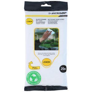 Dunlop våtservietter glass 20 stk.