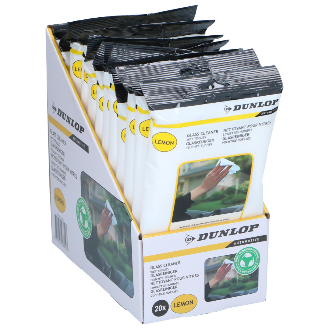 Dunlop våtservietter glass 20 stk. - Bilde 2
