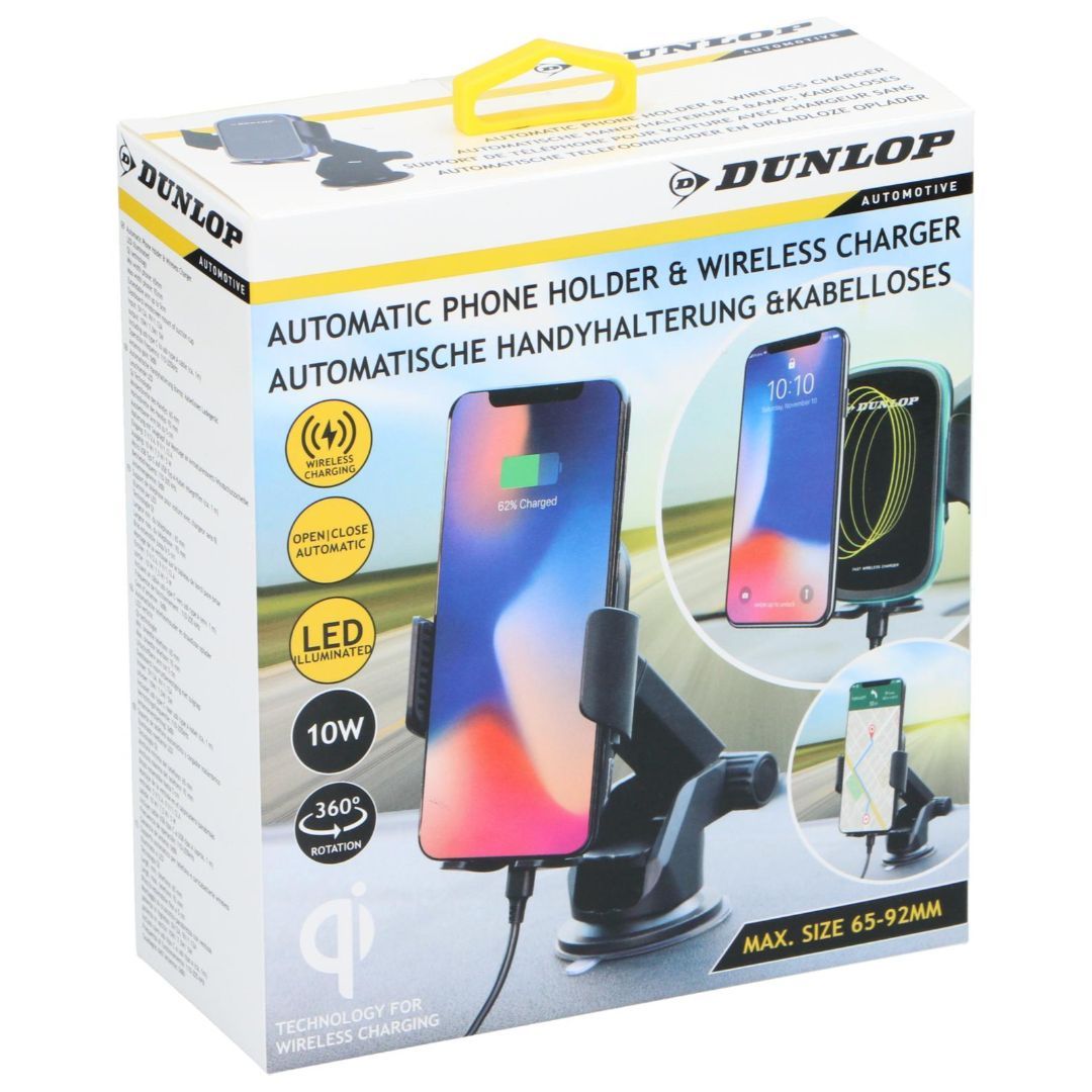 Dunlop mobilholder/lader 10w qi - Bilde 2