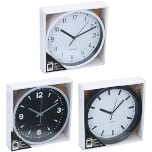 Veggklokke ø20xh3,8cm