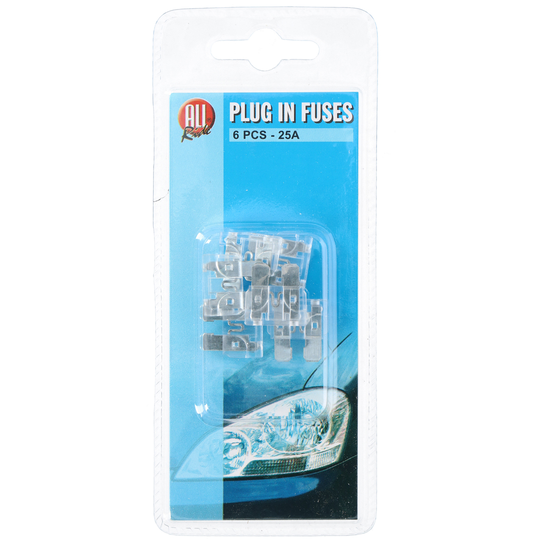 Bil sikring plug-in 25a 6pcs