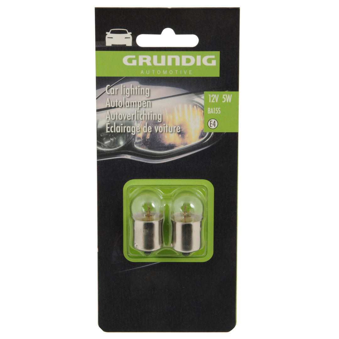 Grundig bil pære 12v 5w ba15s e4 - Bilde 2