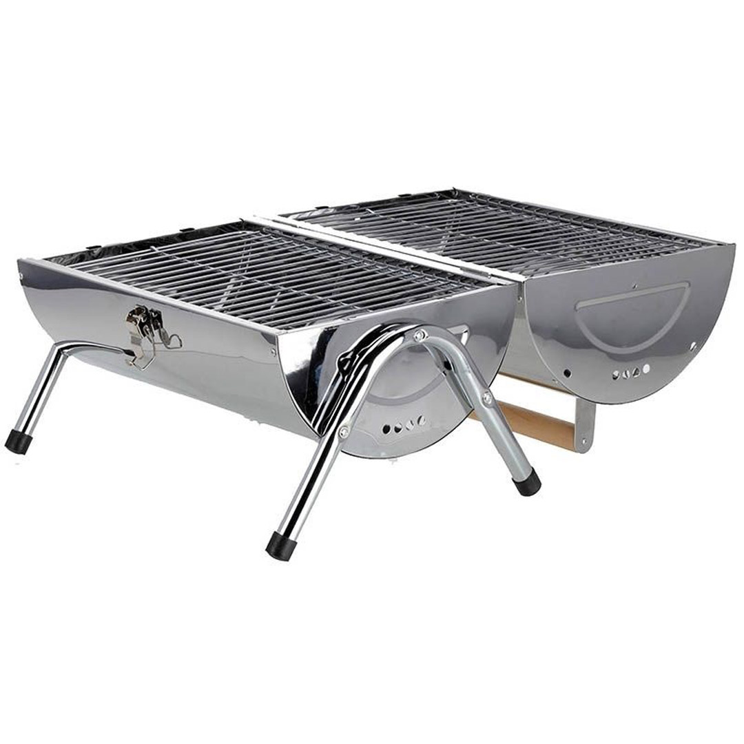 Tønne grill rustfritt stål - Bilde 2